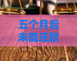 五个月后未能还款的安逸花账户：原因、影响与解决办法全面解析