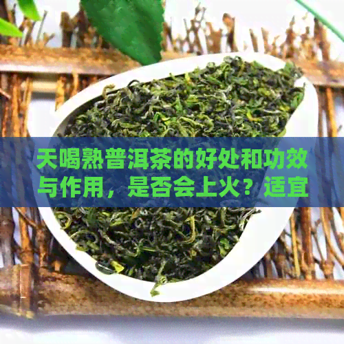 天喝熟普洱茶的好处和功效与作用，是否会上火？适宜吗？