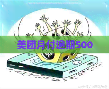 美团月付逾期500