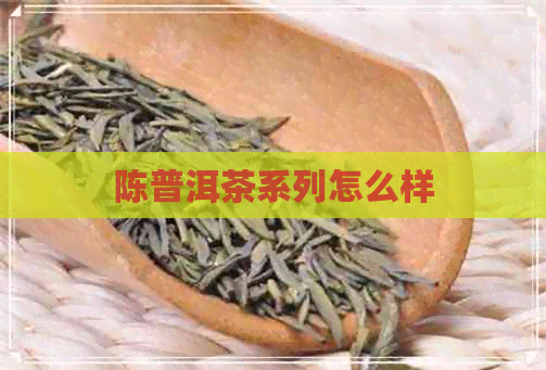 陈普洱茶系列怎么样