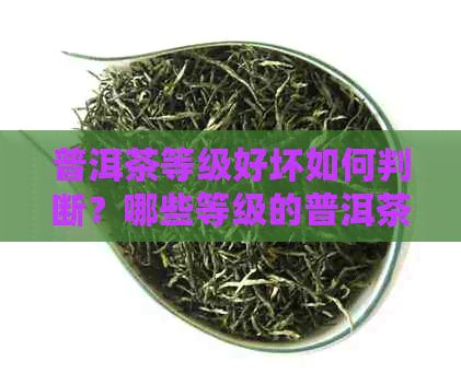 普洱茶等级好坏如何判断？哪些等级的普洱茶更好喝？