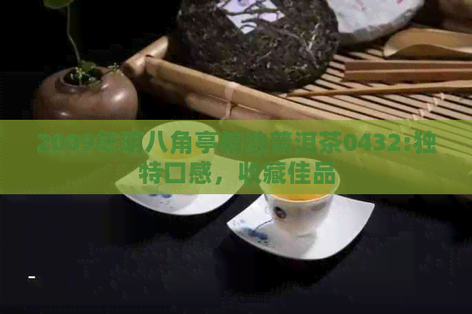 2009年明八角亭精选普洱茶0432:独特口感，收藏佳品