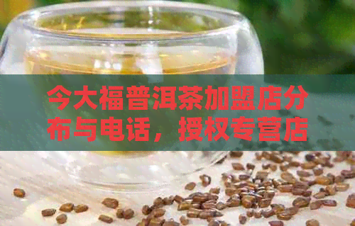 今大福普洱茶加盟店分布与电话，授权专营店评价及官网价格表查询