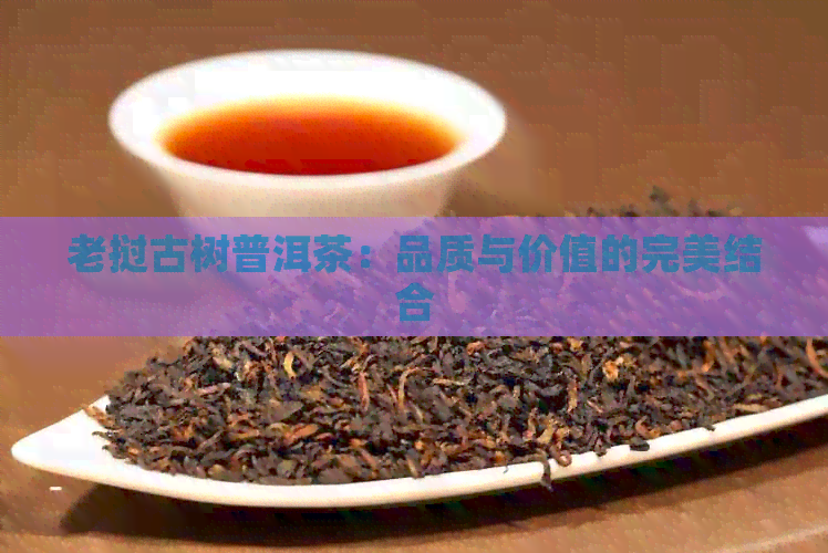 老挝古树普洱茶：品质与价值的完美结合