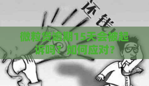 微粒贷逾期15天会被起诉吗？如何应对？