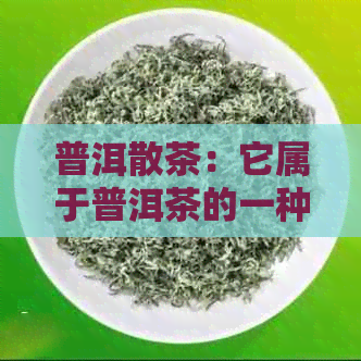 普洱散茶：它属于普洱茶的一种吗？了解普洱茶的种类和特点