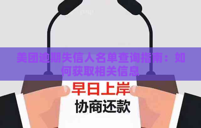 美团逾期失信人名单查询指南：如何获取相关信息