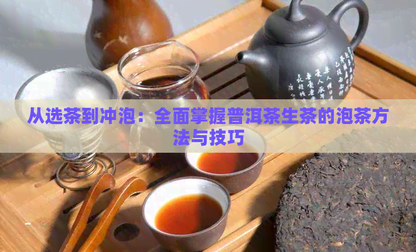 从选茶到冲泡：全面掌握普洱茶生茶的泡茶方法与技巧