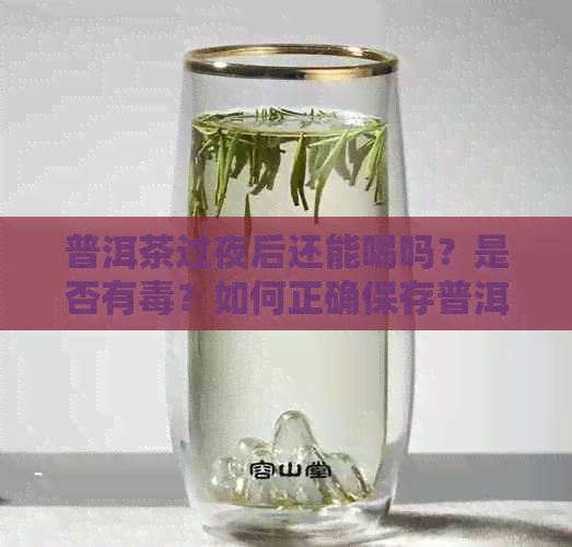 普洱茶过夜后还能喝吗？是否有？如何正确保存普洱茶以避免品质下降？