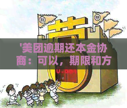 '美团逾期还本金协商：可以，期限和方式讨论中'