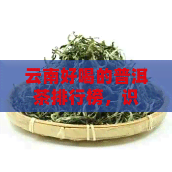 云南好喝的普洱茶排行榜，识别品茗体验，云南茶叶佳选指南。