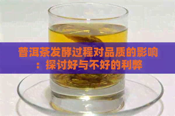 普洱茶发酵过程对品质的影响：探讨好与不好的利弊