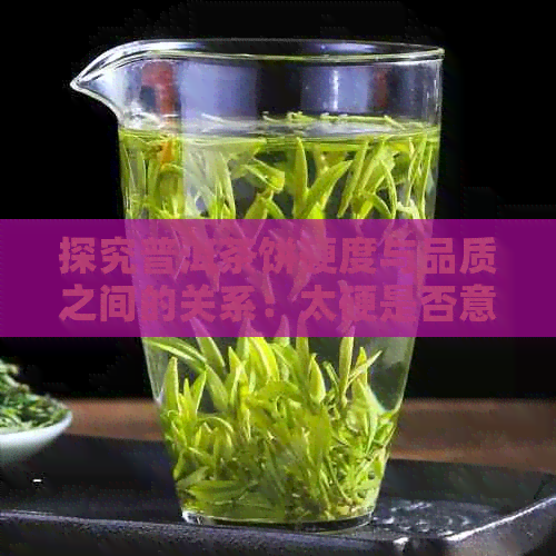 探究普洱茶饼硬度与品质之间的关系：太硬是否意味着更好？