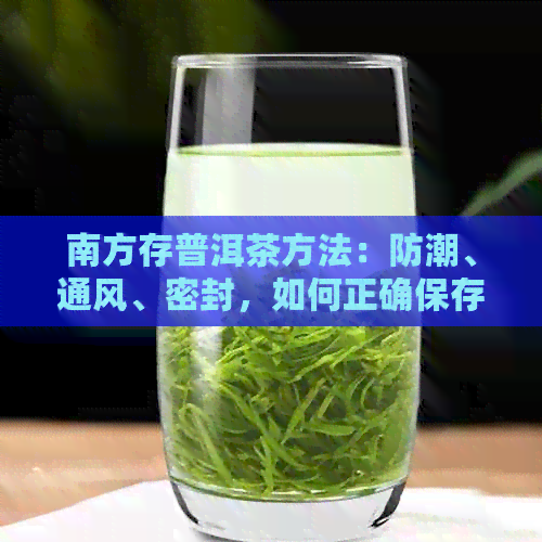 南方存普洱茶方法：防潮、通风、密封，如何正确保存普洱茶？