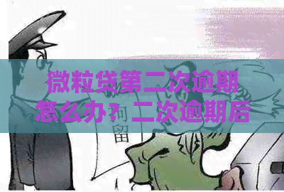 微粒贷第二次逾期怎么办？二次逾期后能否再贷款？还清一笔后能否继续借款？