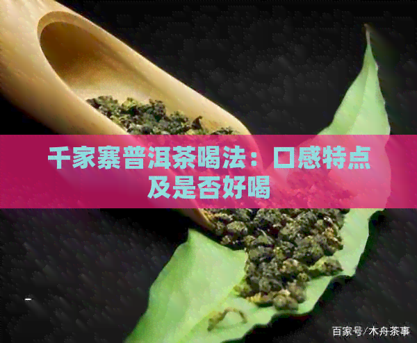 千家寨普洱茶喝法：口感特点及是否好喝