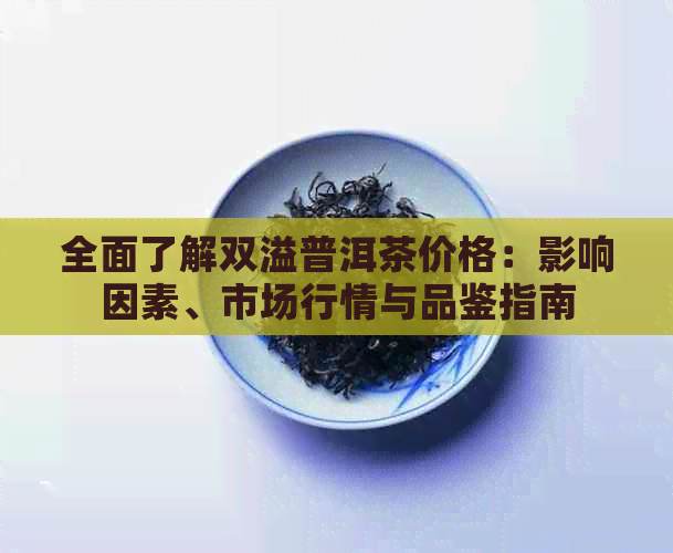 全面了解双溢普洱茶价格：影响因素、市场行情与品鉴指南