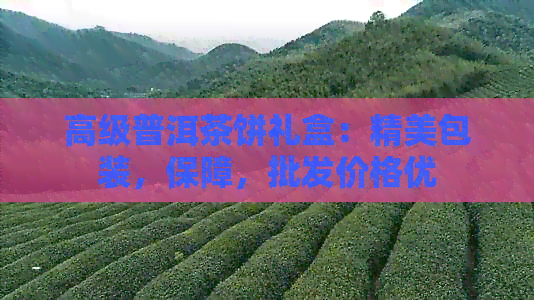 高级普洱茶饼礼盒：精美包装，保障，批发价格优