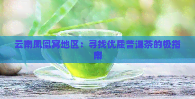 云南凤凰窝地区：寻找优质普洱茶的极指南