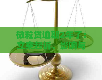 微粒贷逾期2年了：立案起诉、影响与解决办法