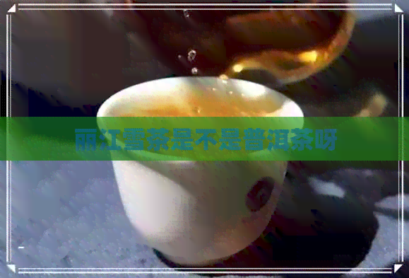 丽江雪茶是不是普洱茶呀