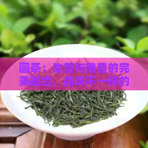 圆茶：生普与熟普的完美融合，品味不一样的普洱茶艺