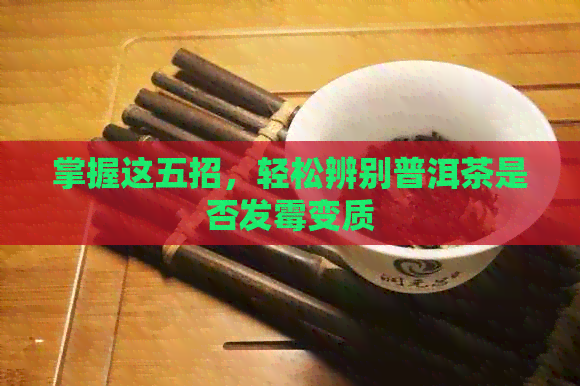 掌握这五招，轻松辨别普洱茶是否发霉变质