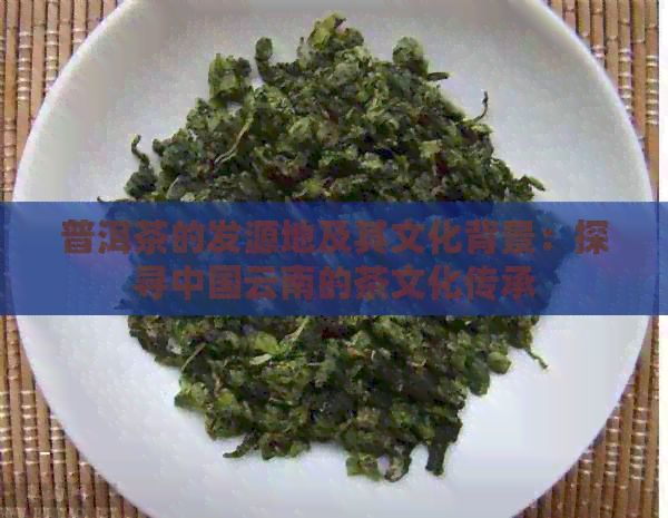 普洱茶的发源地及其文化背景：探寻中国云南的茶文化传承