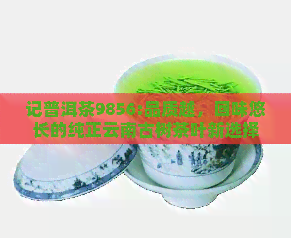 记普洱茶9856:品质越，回味悠长的纯正云南古树茶叶新选择