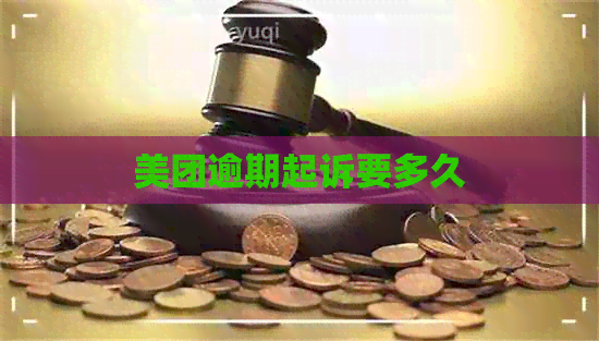 美团逾期起诉要多久