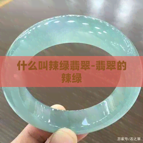 什么叫辣绿翡翠-翡翠的辣绿