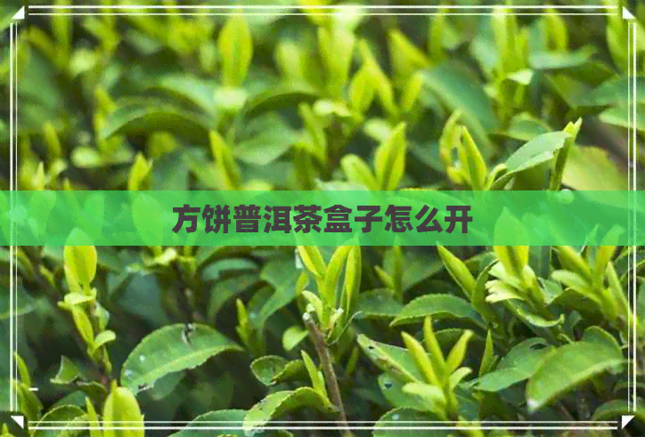 方饼普洱茶盒子怎么开