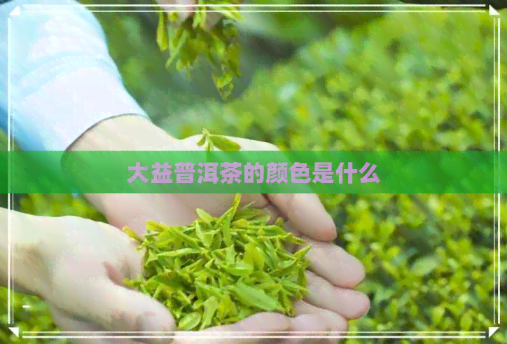 大益普洱茶的颜色是什么