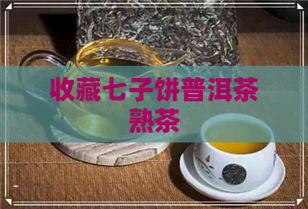 收藏七子饼普洱茶熟茶