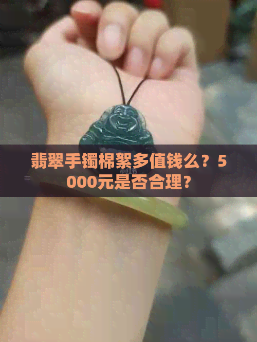 翡翠手镯棉絮多值钱么？5000元是否合理？