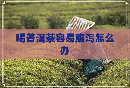 喝普洱茶容易腹泻怎么办