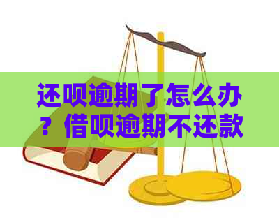 还呗逾期了怎么办？借呗逾期不还款会有什么后果？之一时间要做什么？