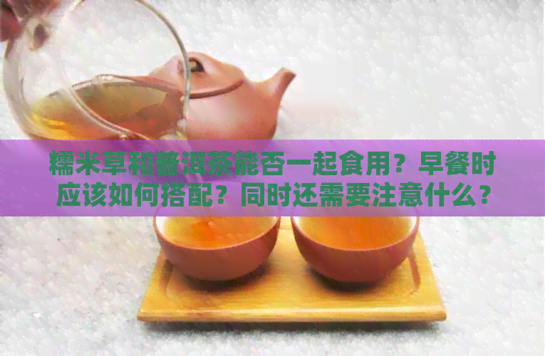 糯米草和普洱茶能否一起食用？早餐时应该如何搭配？同时还需要注意什么？