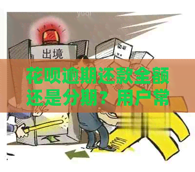 花呗逾期还款全额还是分期？用户常见问题解答