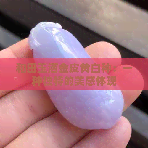 和田玉洒金皮黄白种：一种独特的美感体现