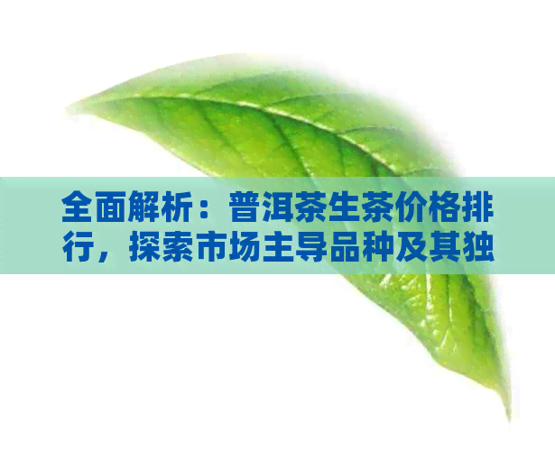 全面解析：普洱茶生茶价格排行，探索市场主导品种及其独特魅力