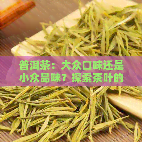 普洱茶：大众口味还是小众品味？探索茶叶的多元选择与个人喜好