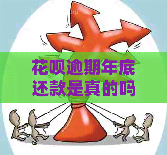 花呗逾期年底还款是真的吗？怎么办？