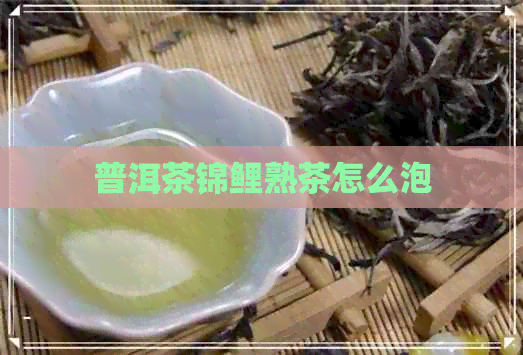 普洱茶锦鲤熟茶怎么泡