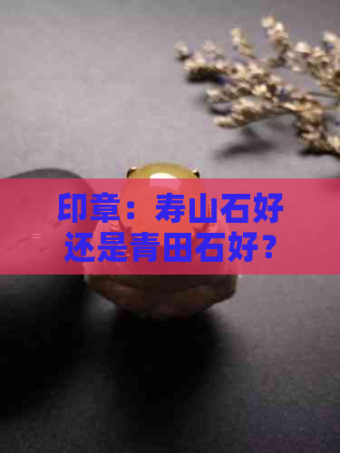 印章：寿山石好还是青田石好？