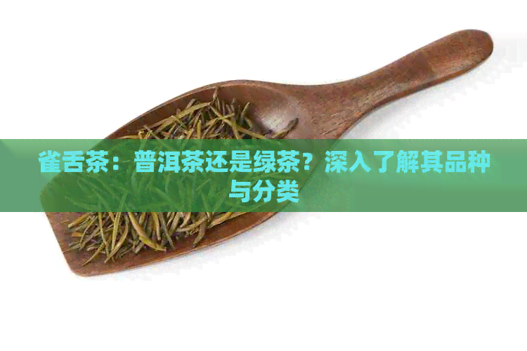 雀舌茶：普洱茶还是绿茶？深入了解其品种与分类