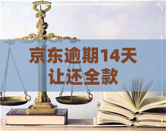 京东逾期14天让还全款