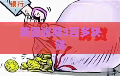 美团逾期3百多块钱