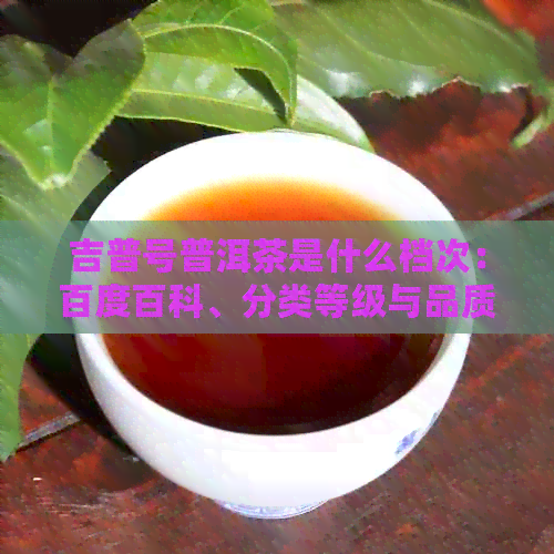 吉普号普洱茶是什么档次：百度百科、分类等级与品质详解