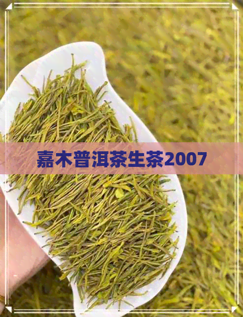 嘉木普洱茶生茶2007